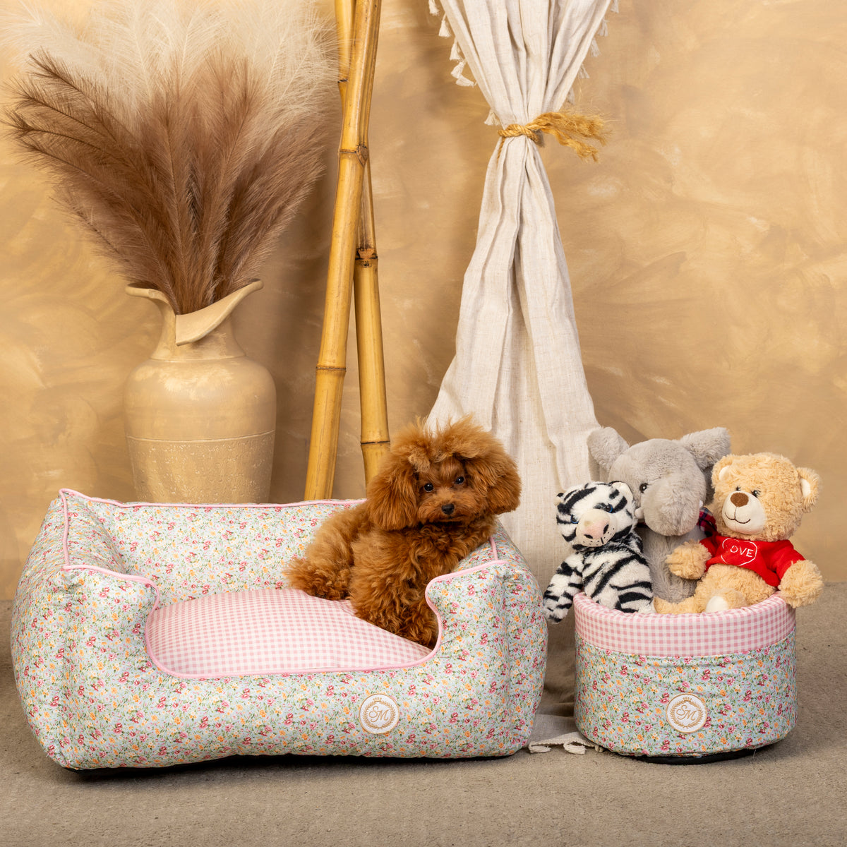 Removable Blue Plaid Salvaterra Bed