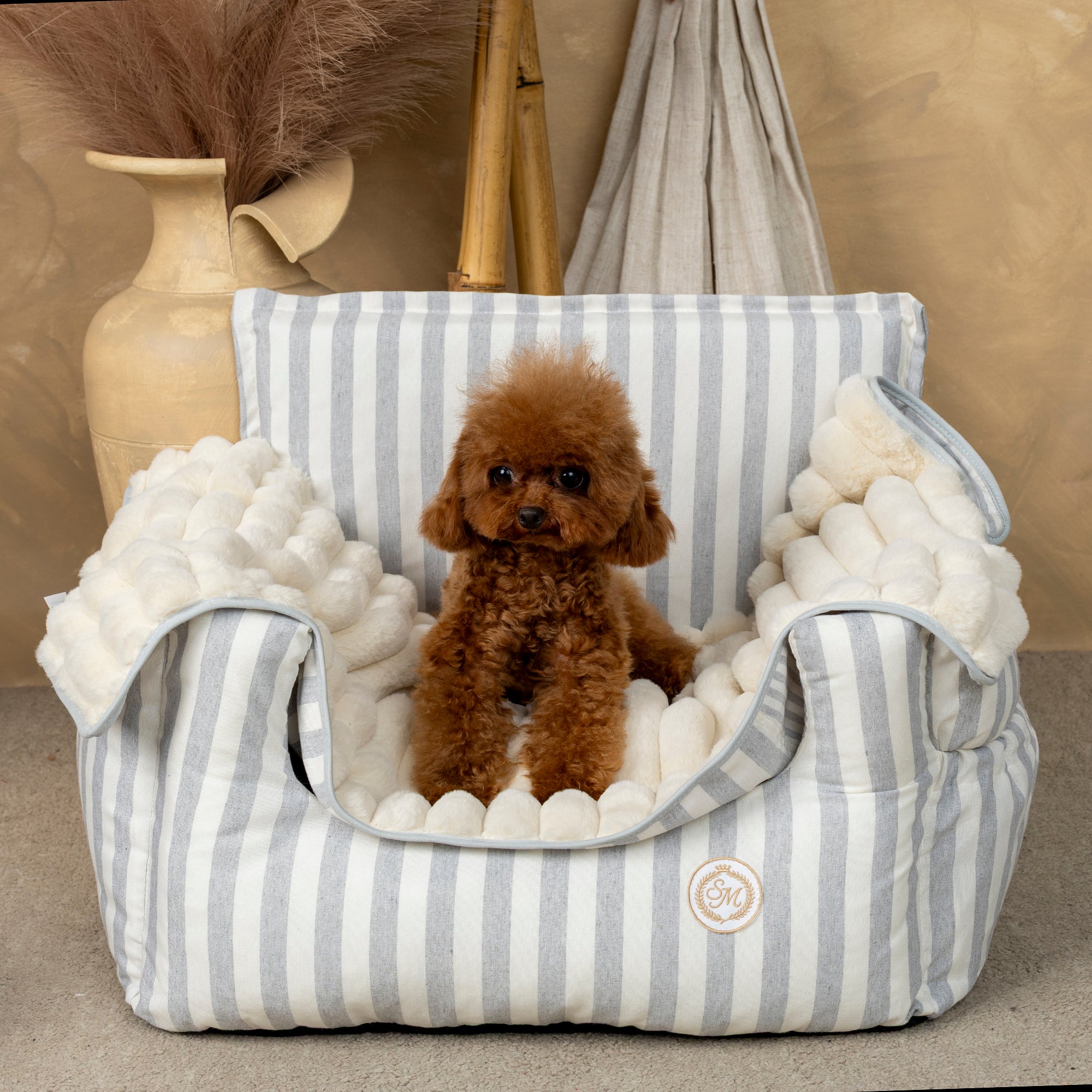EDICION LIMITADA: Asiento Perro Coche Salvaterra Orvane Gris Homologado