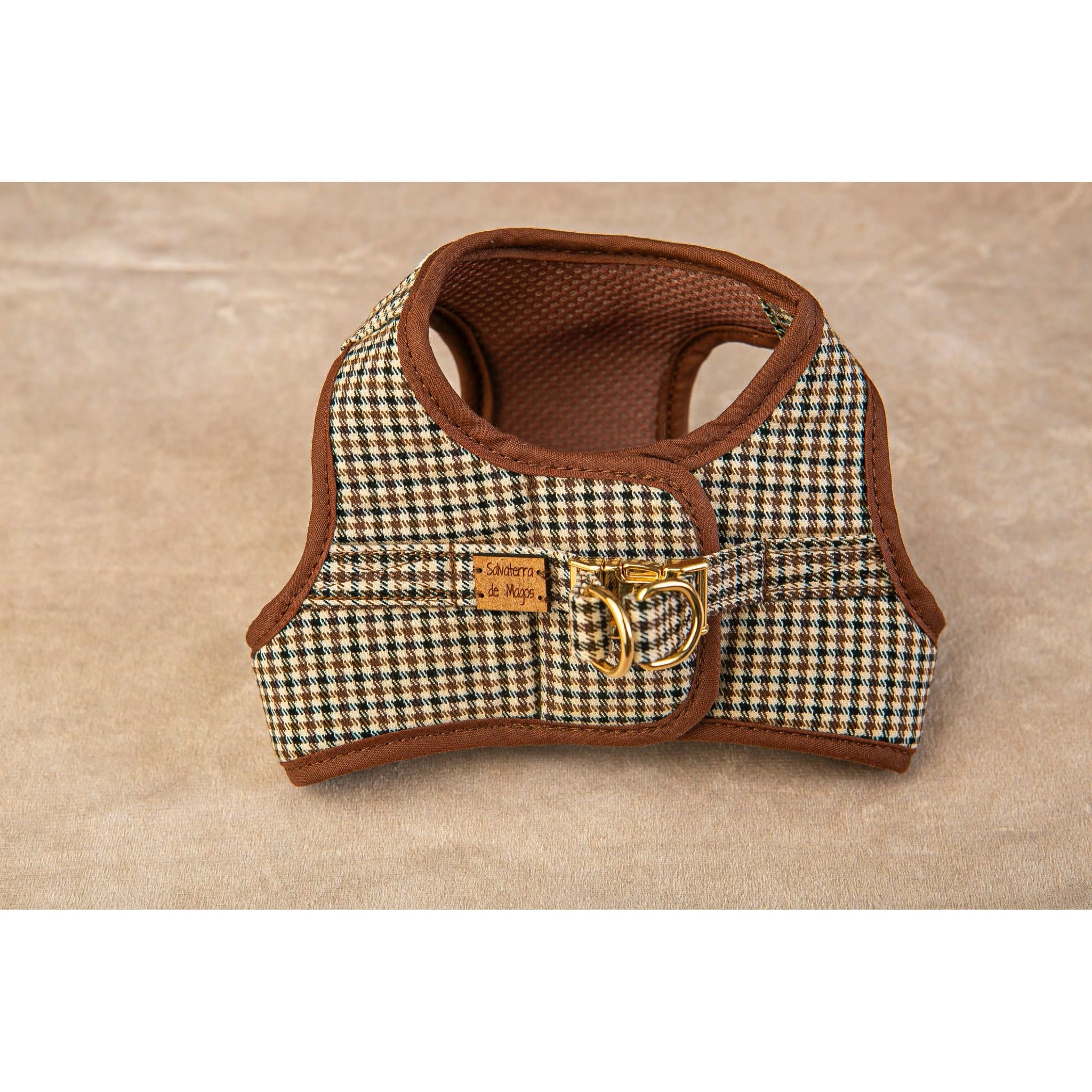 Conjunto Salvaterra de Arnes y Correa Ayzen Marron