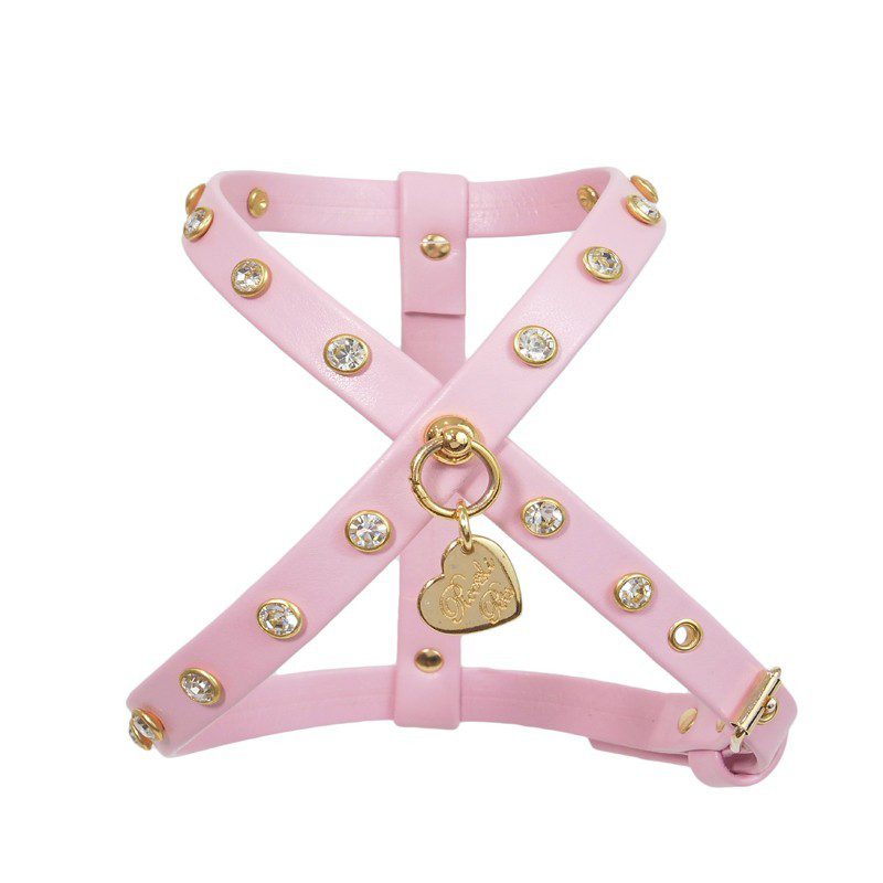 Arnes Crystal Rivet Pink de Piccoli Pets