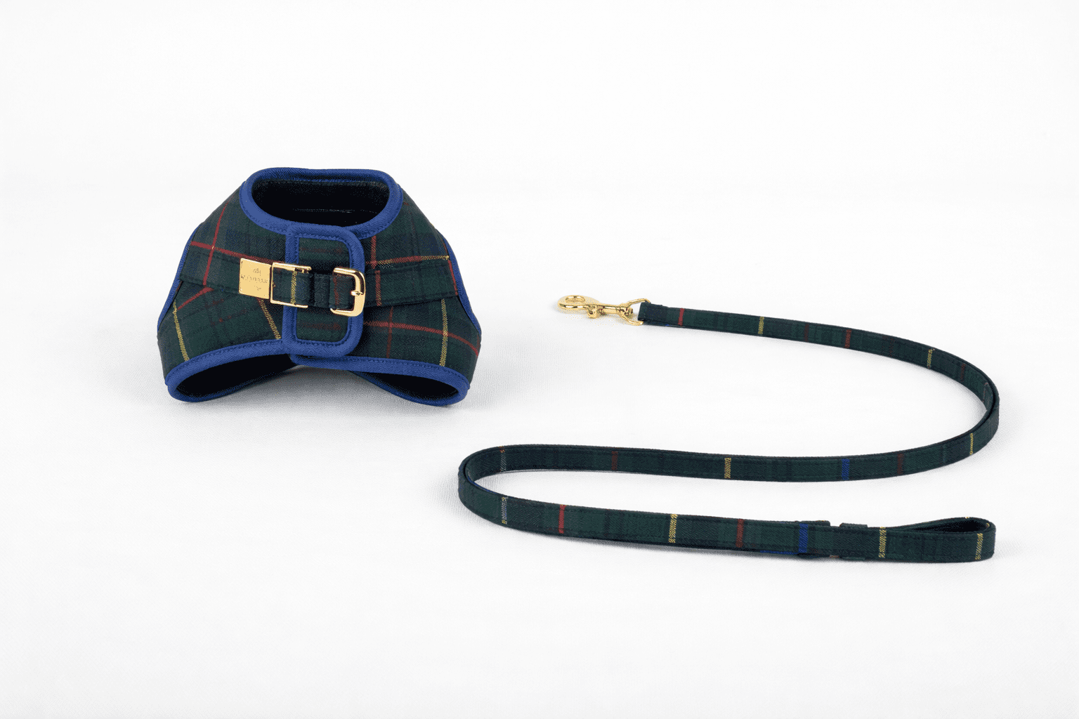 Conjunto Salvaterra de Arnes y Correa Escoces Azul