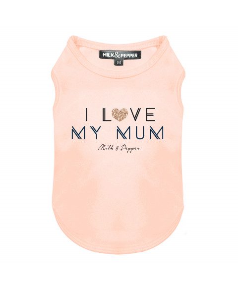 Camiseta I Love My Mum de Milk&Pepper