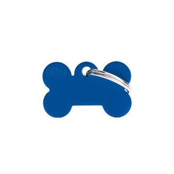 Chapa MyFamily Basic Hueso-Azul