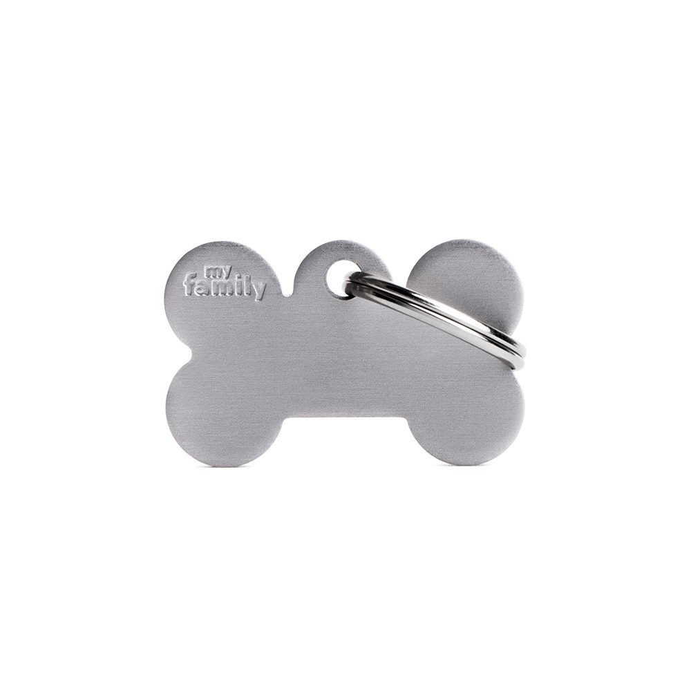Chapa-para-personalizar-con-el-nombre-de-tu-perro-de-Salvaterra-de-Magos-Chapa-color-gris-en-forma-de-hueso-Salvaterra-de-Magos