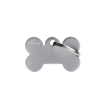Chapa-para-personalizar-con-el-nombre-de-tu-perro-de-Salvaterra-de-Magos-Chapa-color-gris-en-forma-de-hueso-Salvaterra-de-Magos