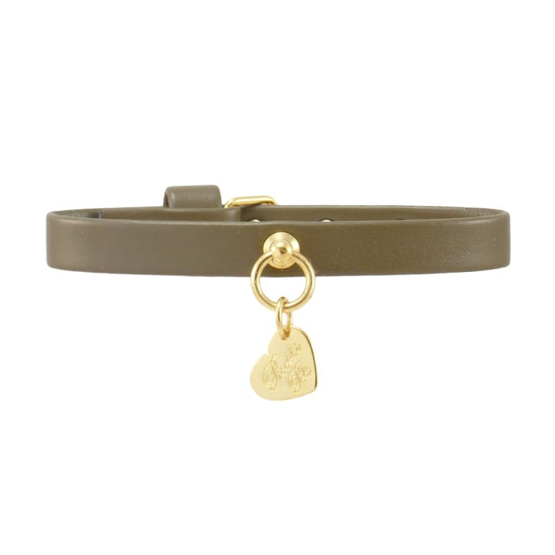 Piccoli Pets Plain Military Green Collar