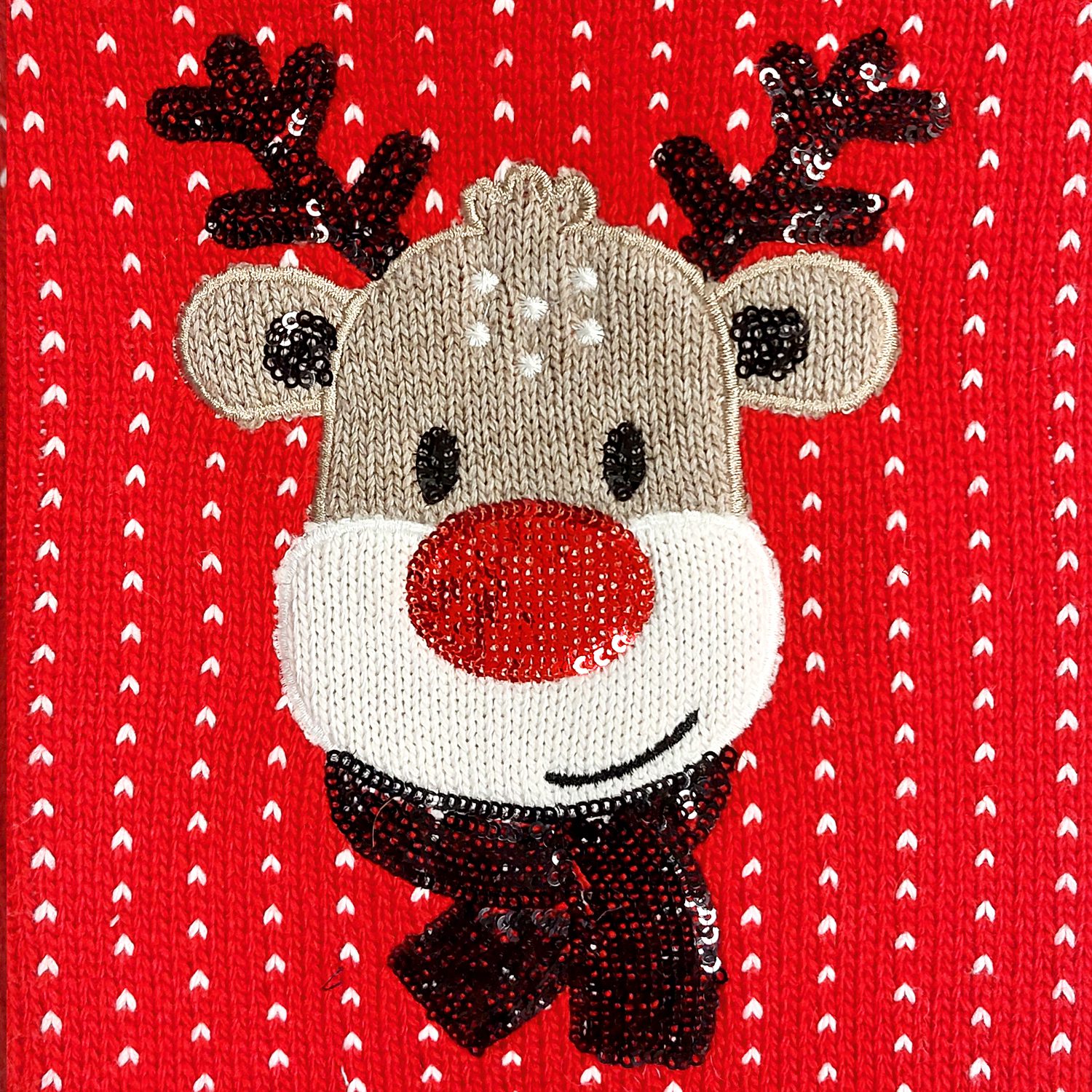 Usko Christmas Milk and Pepper Jumper