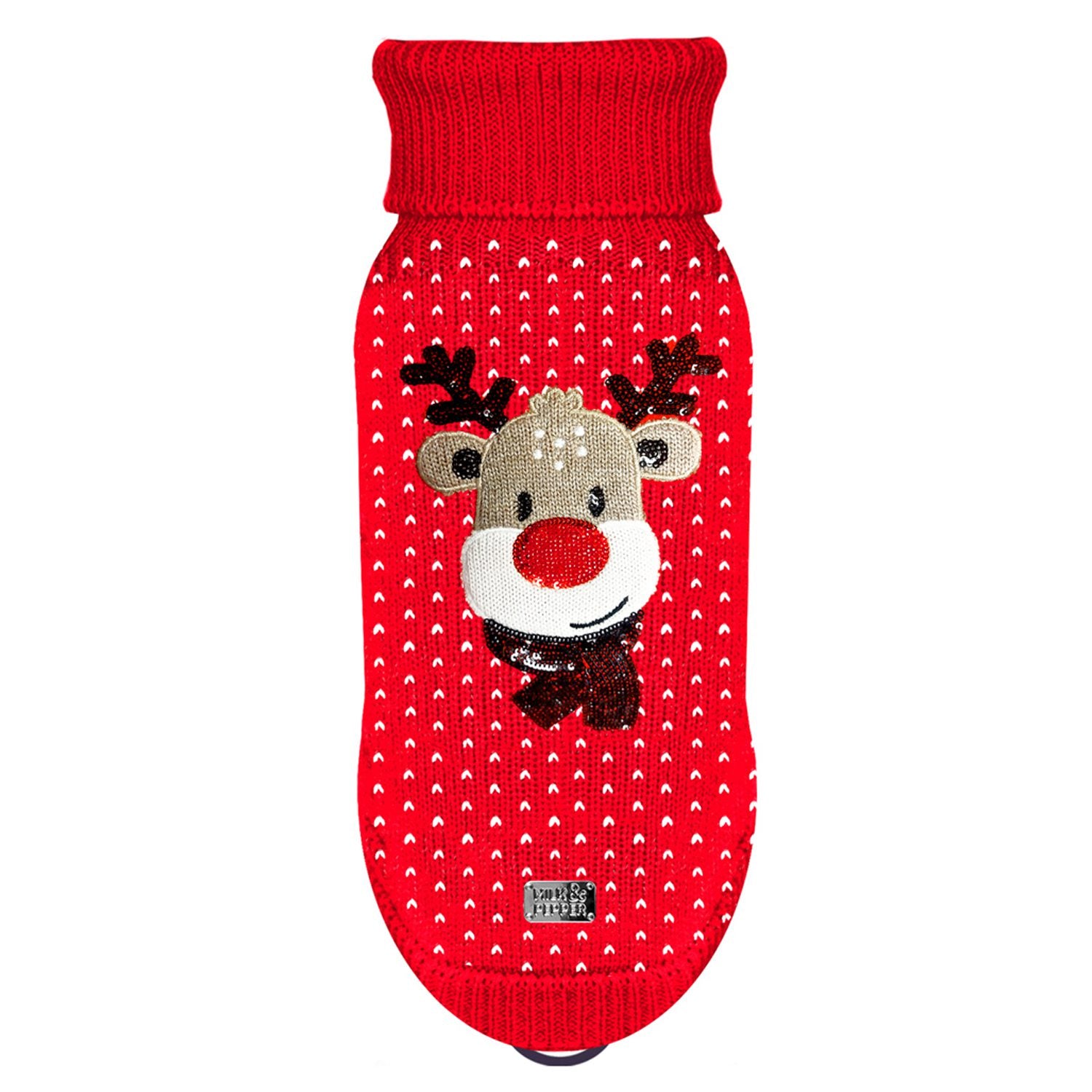 Usko Christmas Milk and Pepper Jumper