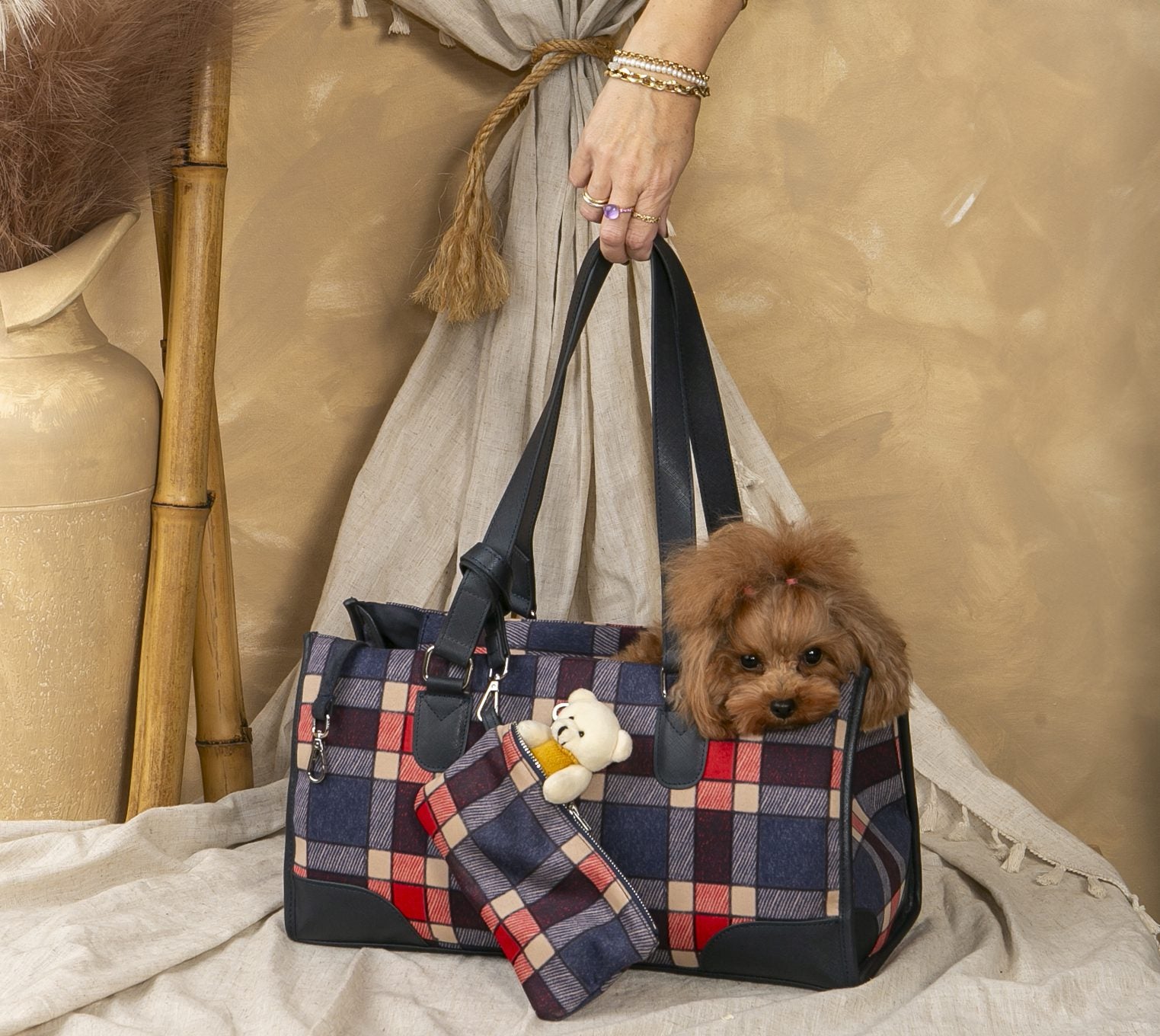 Bolso Mokka Tartan de Ferribiella