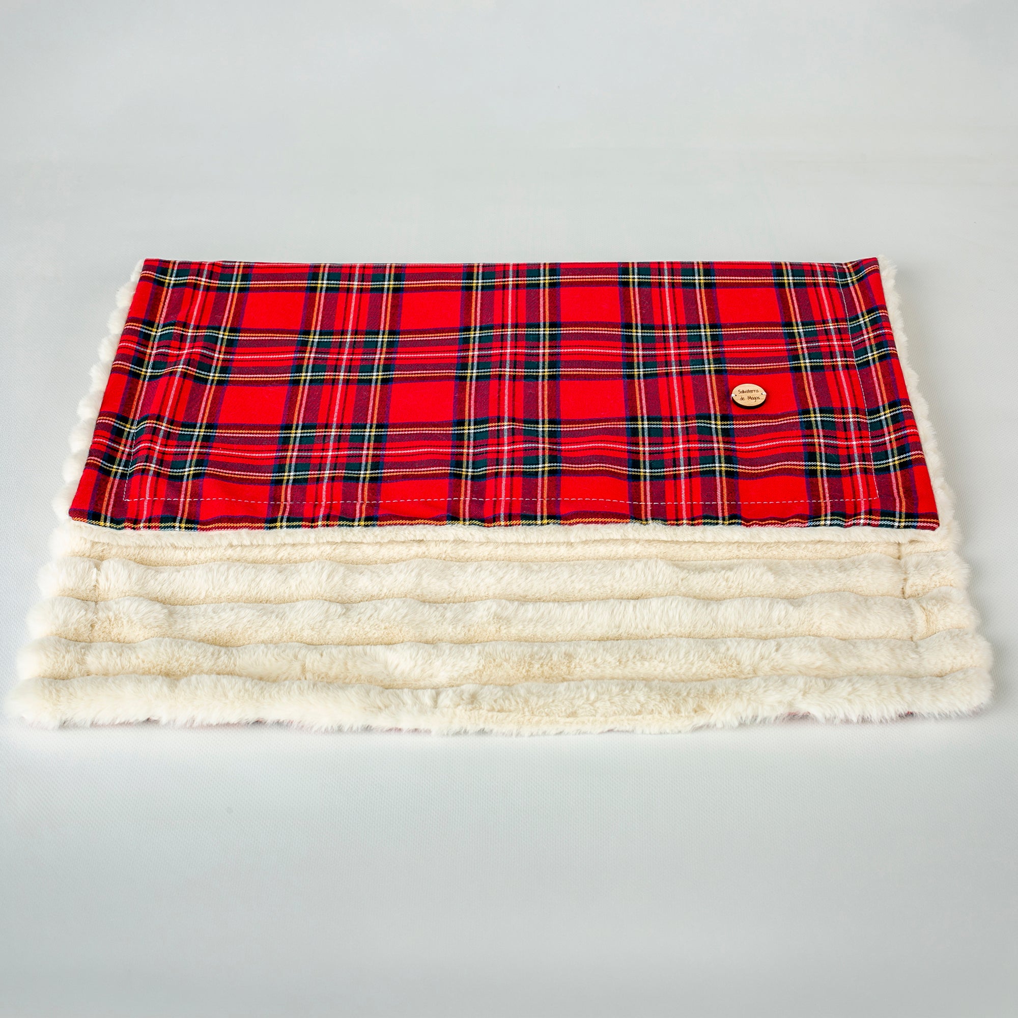 Mantita impermeable multiuso Escocés rojo de Salvaterra de Magos
