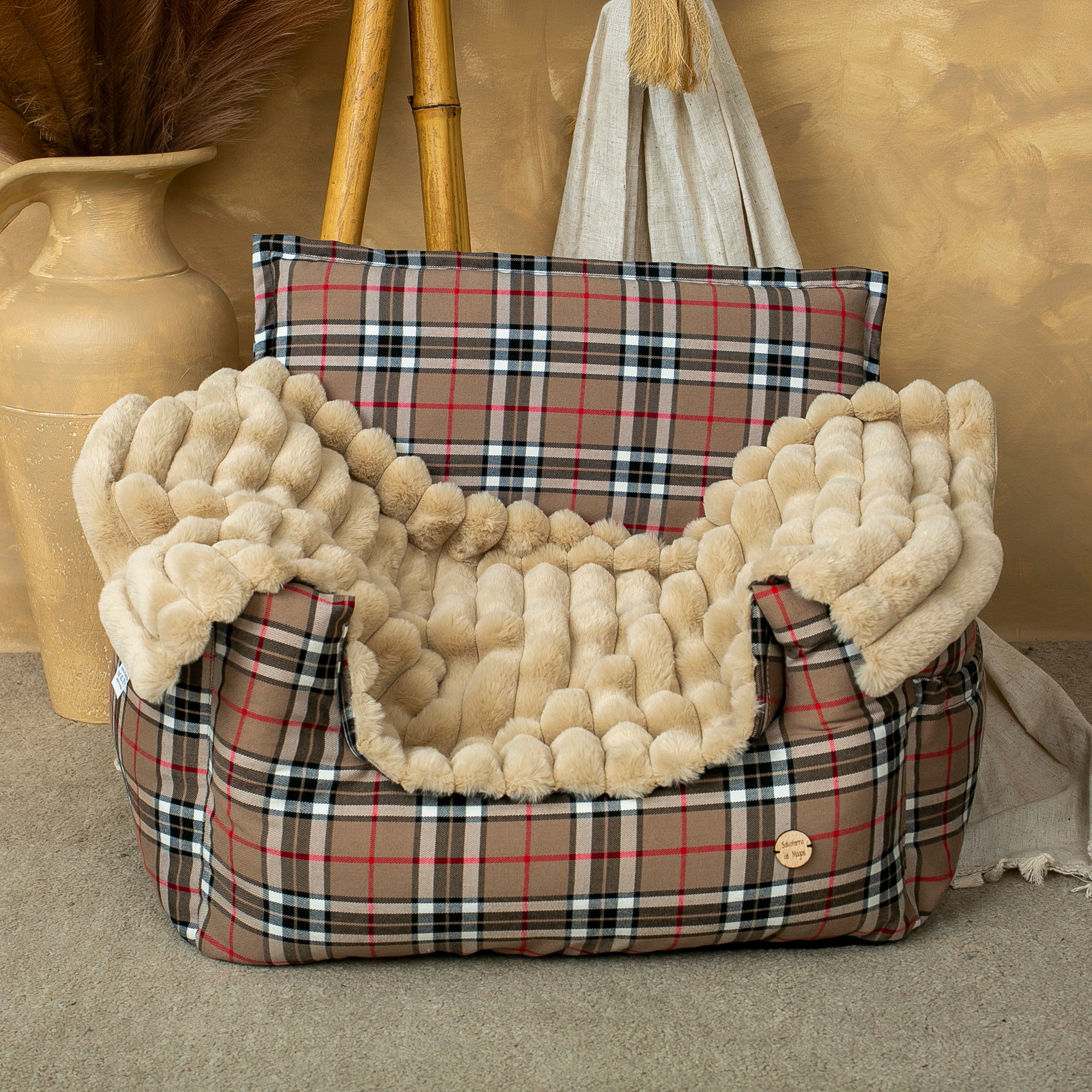 Salvaterra Burberry Approved Dog Car Seat