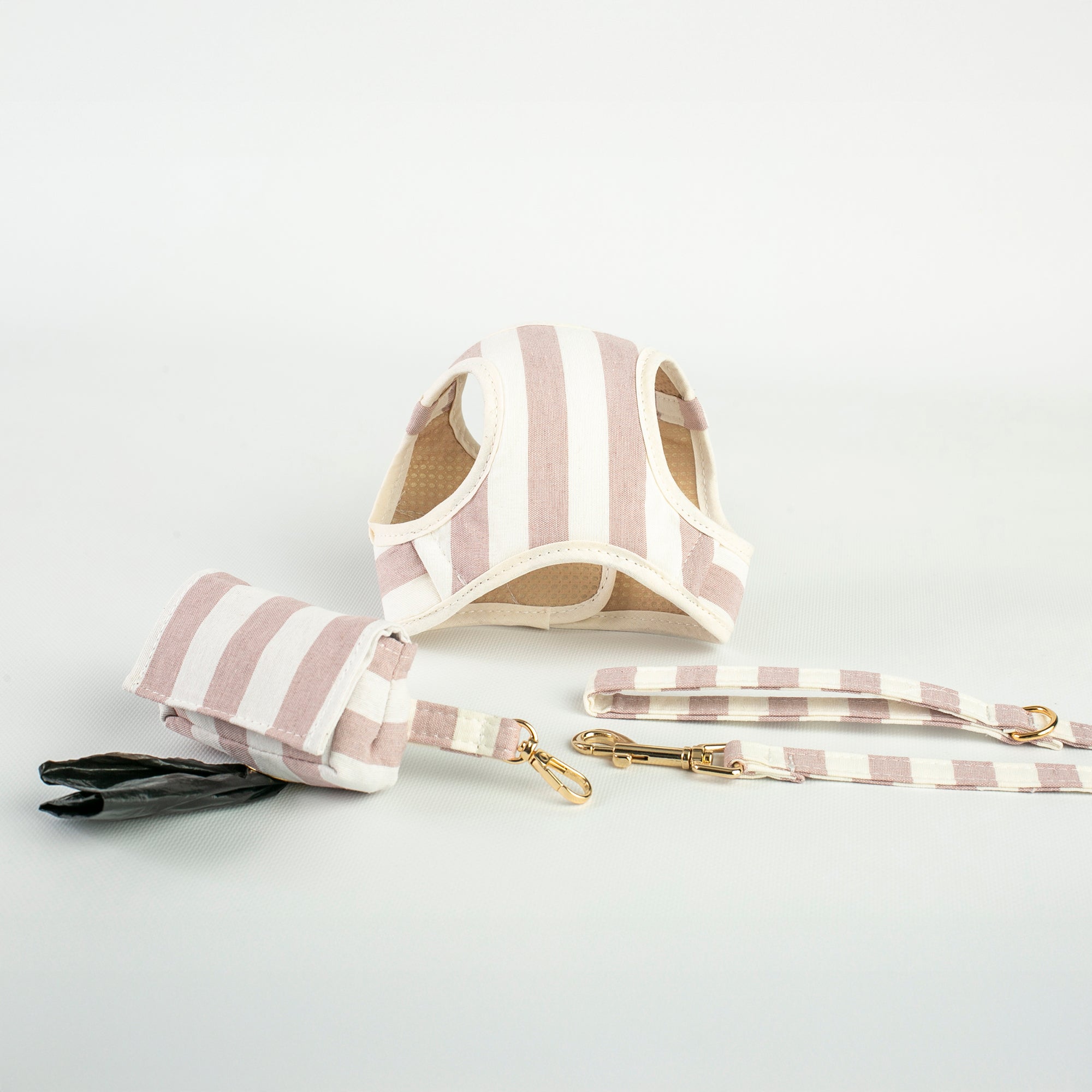 Salvaterra de Arnes Harness and Orvane Beige Leash Set