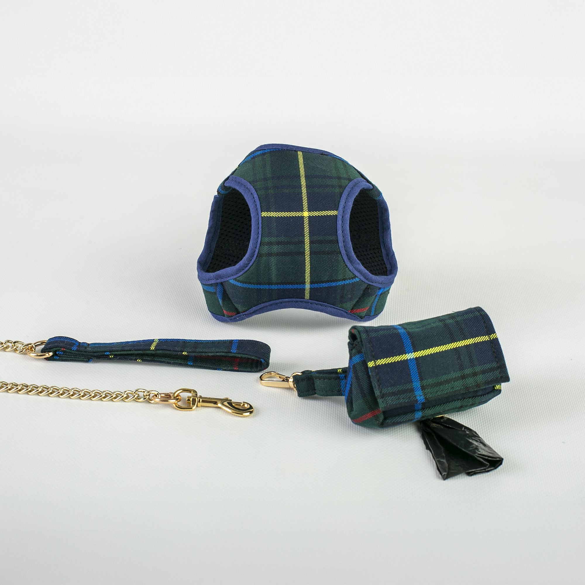 Conjunto Salvaterra de Arnes y Correa Escoces Azul