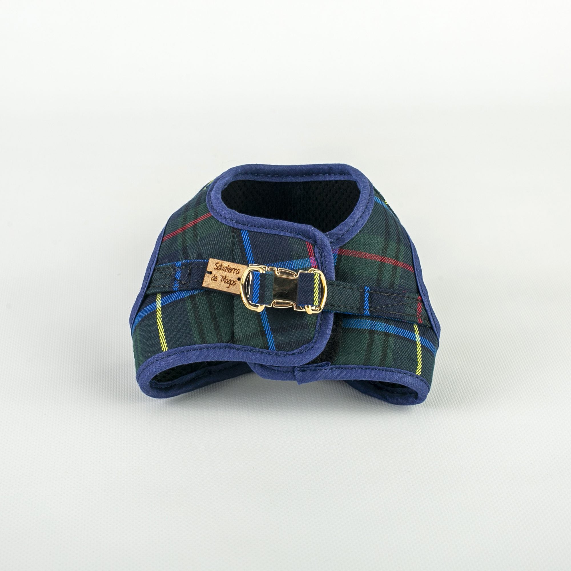 Conjunto Salvaterra de Arnes y Correa Escoces Azul