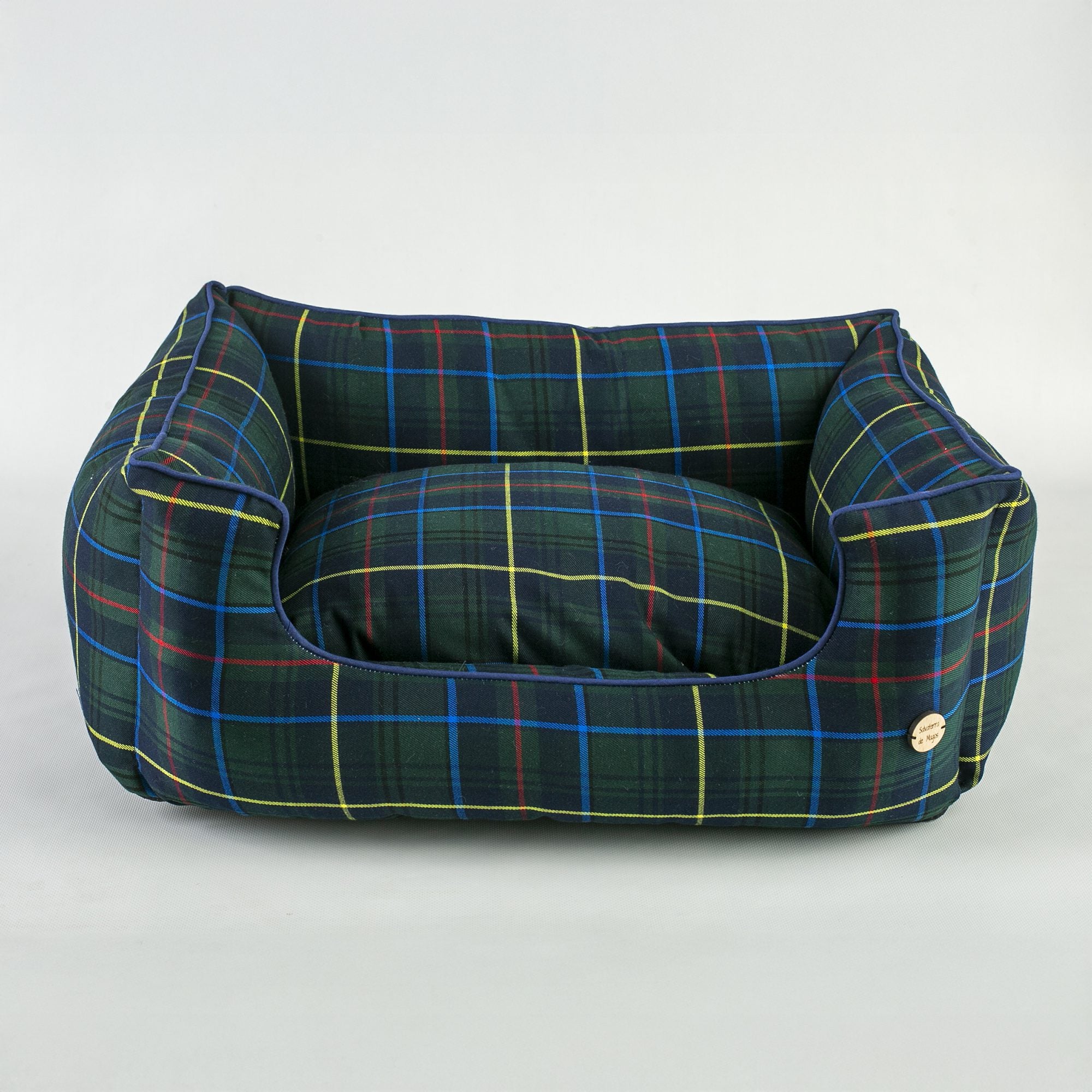 Cama Salvaterra Desenfundable Escoces Azul