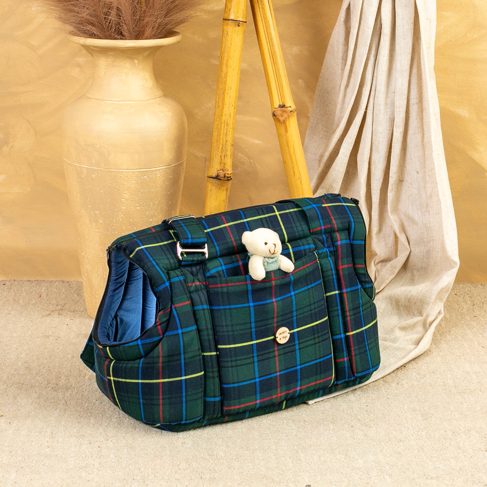 Bolso 2 en 1 Escocés Azul de Salvaterra de Magos