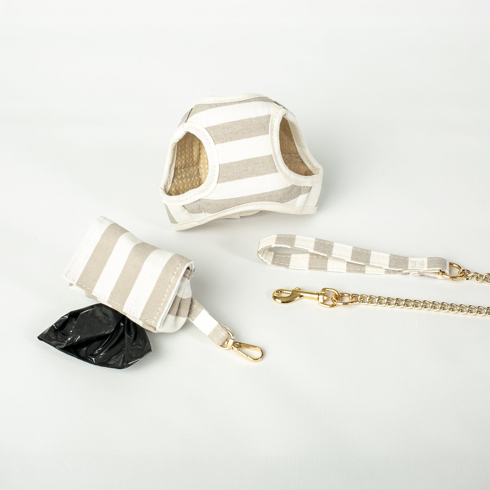 Conjunto Salvaterra de Arnes y Correa Orvane Beige