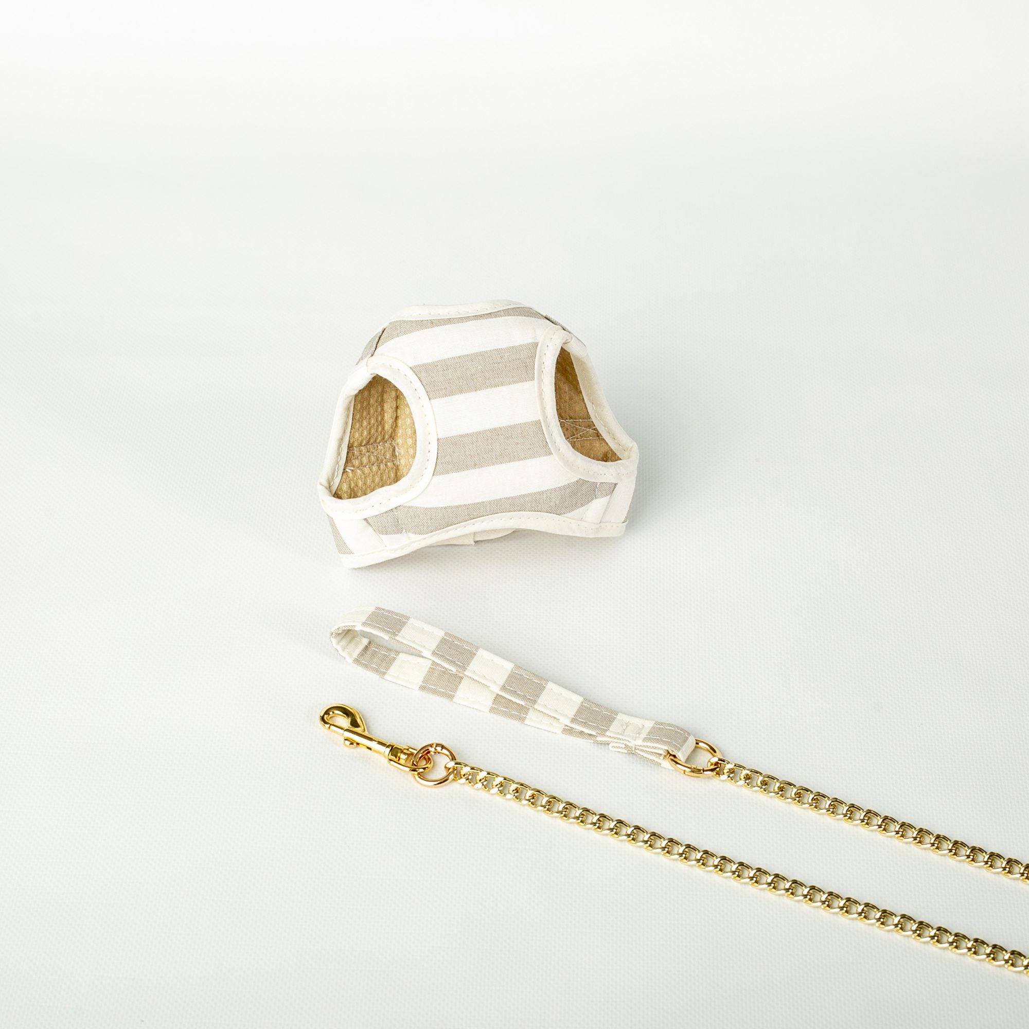 Conjunto Salvaterra de Arnes y Correa Orvane Beige