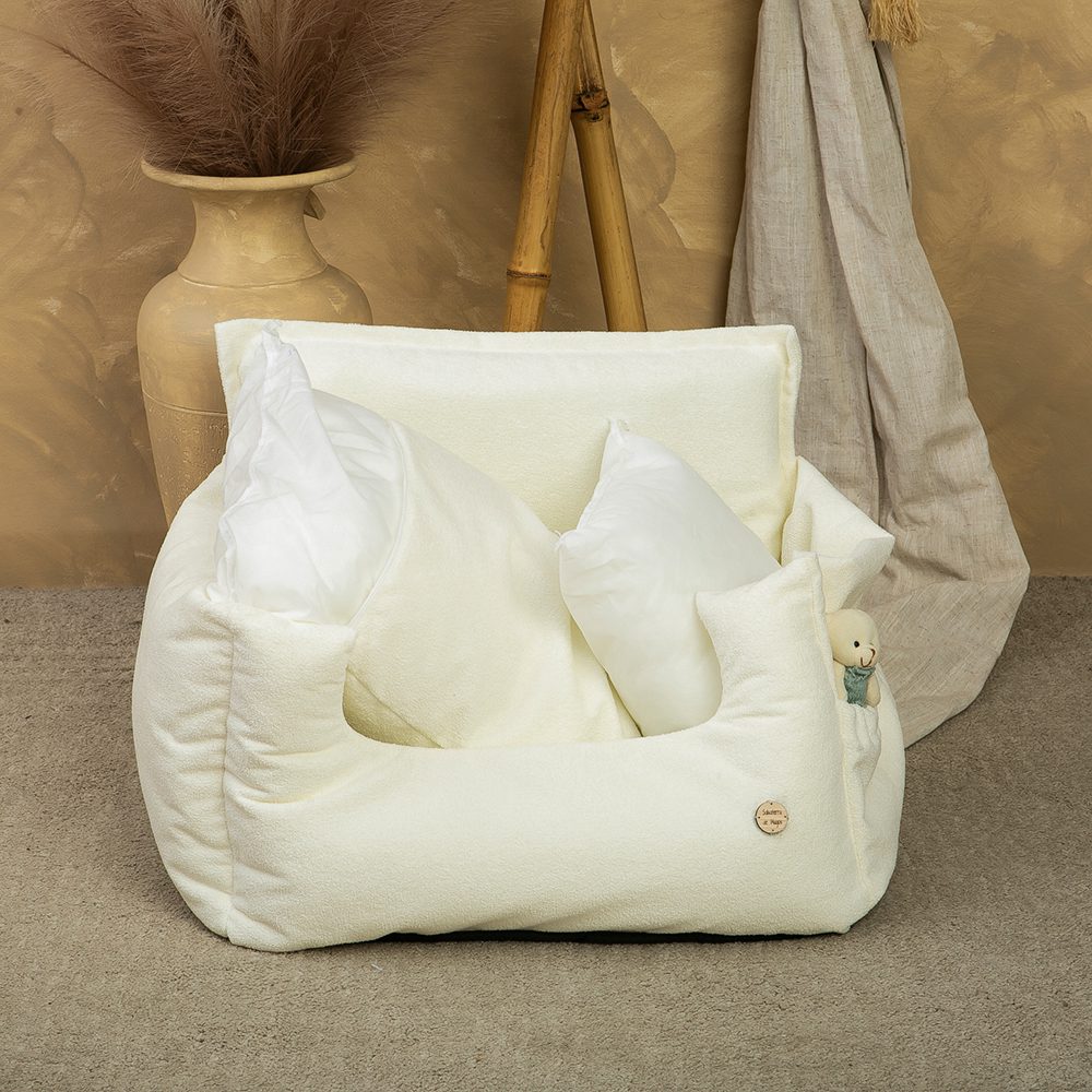 Asiento Perro Coche Salvaterra White Antimanchas Homologado