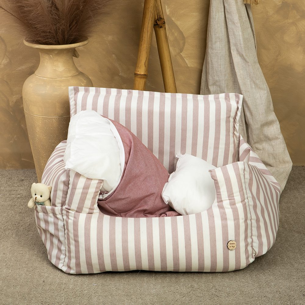 Asiento Perro Coche Salvaterra Orvane Rosa Homologado