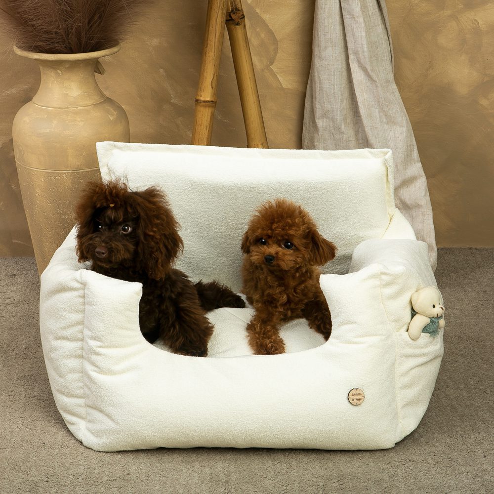 Asiento Perro Coche Salvaterra White Antimanchas Homologado