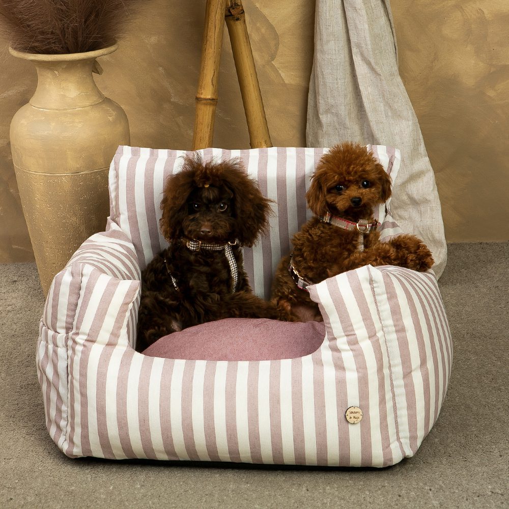 Asiento Perro Coche Salvaterra Orvane Rosa Homologado