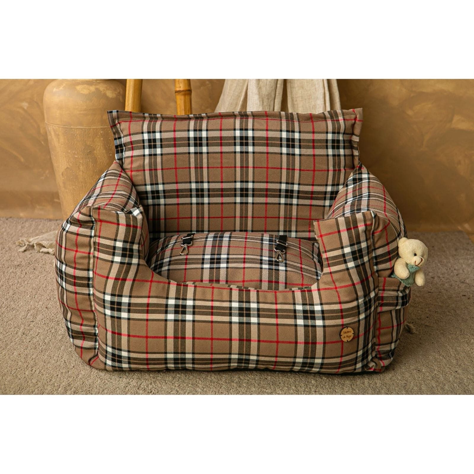 Salvaterra Burberry Approved Dog Car Seat