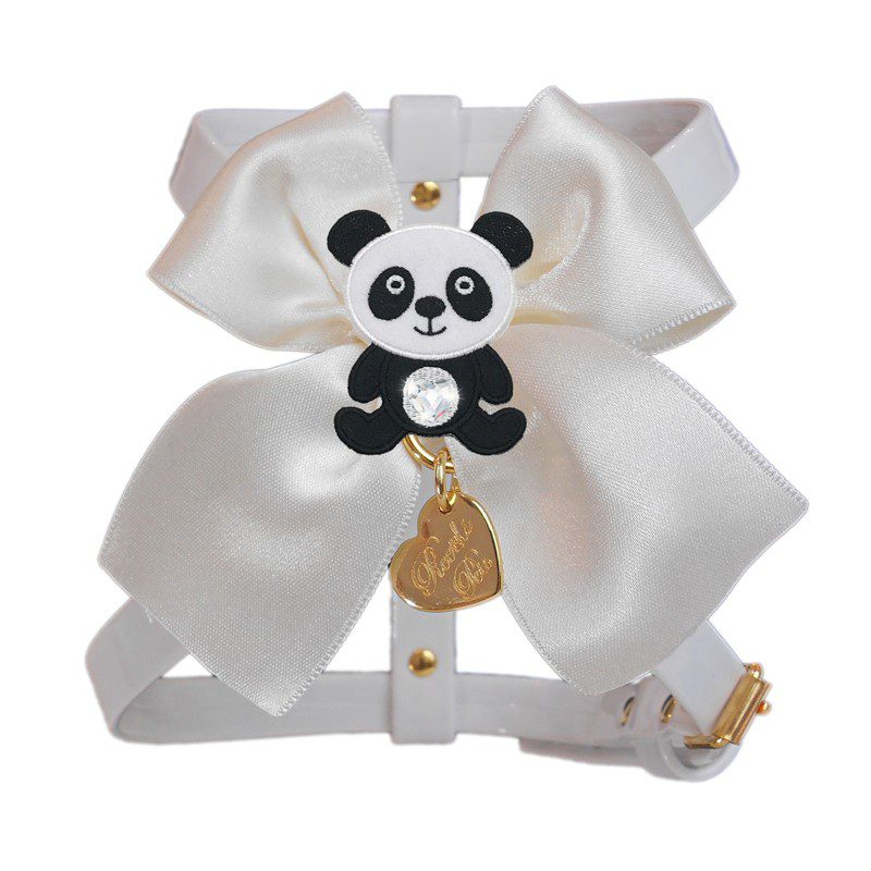Arnés Panda Blanco de Piccoli Pets