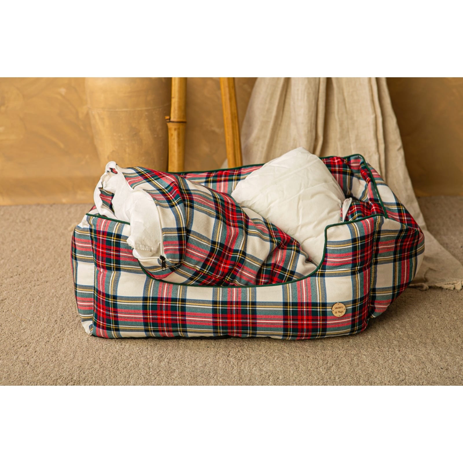 Cama Salvaterra Desenfundable Escoces Blanco