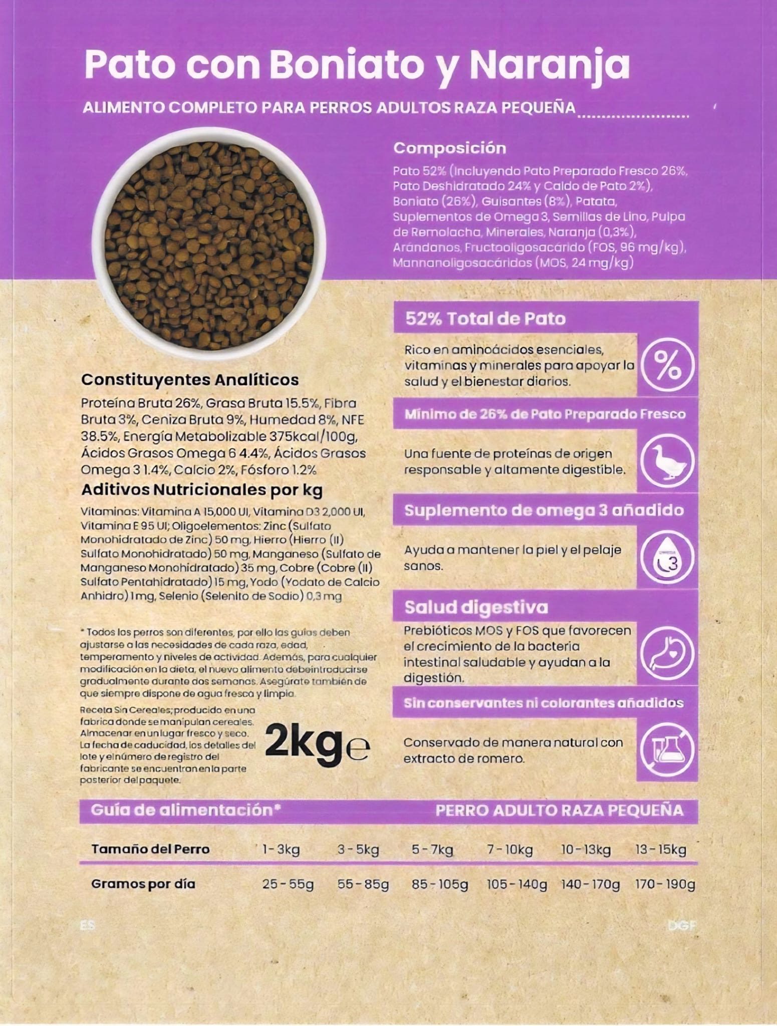 Poodle Adult Dog Food 2kg