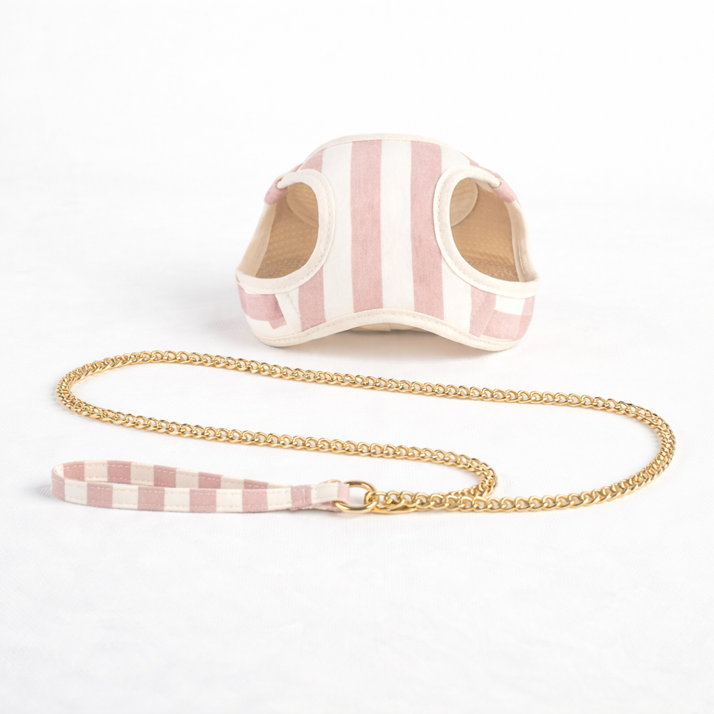 Salvaterra de Arnes Harness and Orvane Beige Leash Set