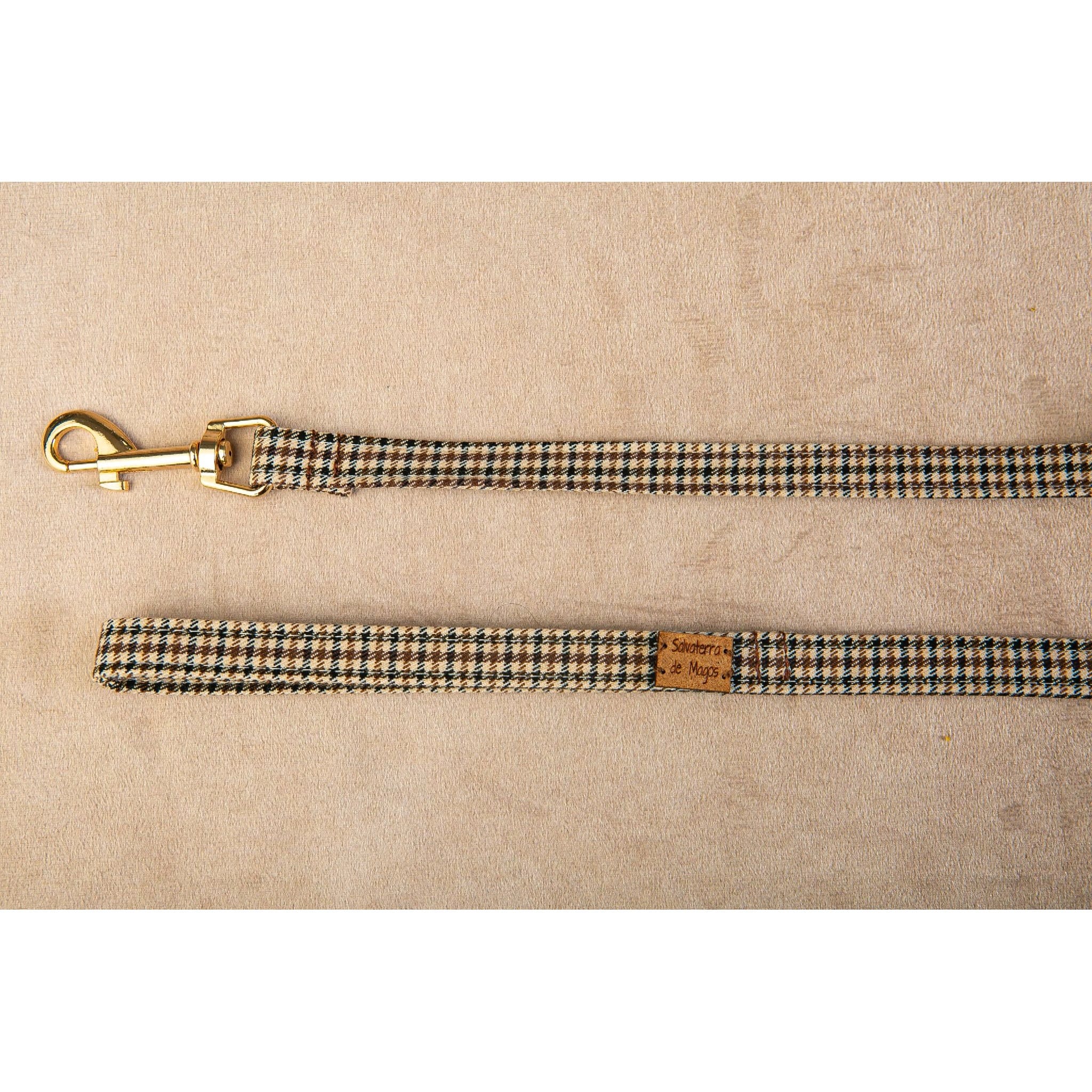 Conjunto Salvaterra de Arnes y Correa Ayzen Marron