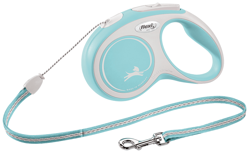 Flexi New Comfort Leash Light Blue