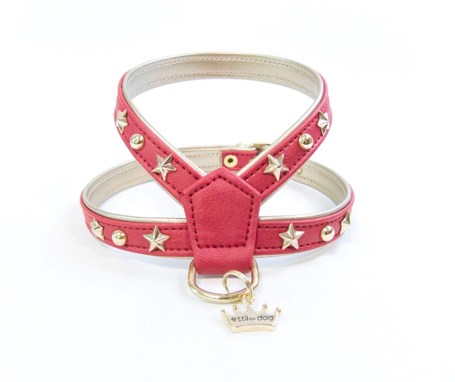 Lua Red Harness Dog Style
